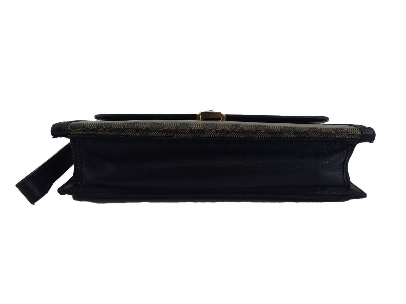 【X'masセール★30%OFF】セリーヌ CELINE クラッチバッグマカダム ネイビー×ベージュ×ゴールド レディース 中古 セリーヌ CELINE クラッチバッグ マカダム ネイビー×ベージュ×ゴールド