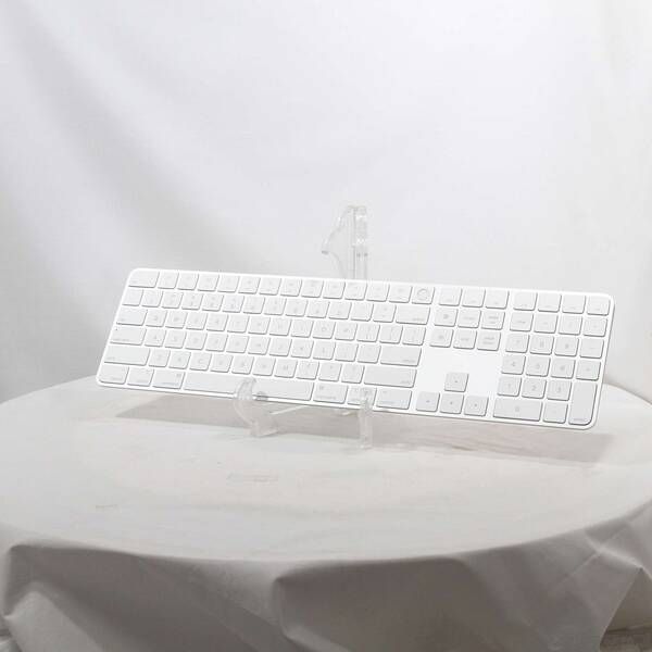 〔 品〕 Appleシリコン搭載Macモデル用Touch ID搭載 Magic Keyboard テンキー付き 英語 US ホワイトキー 344