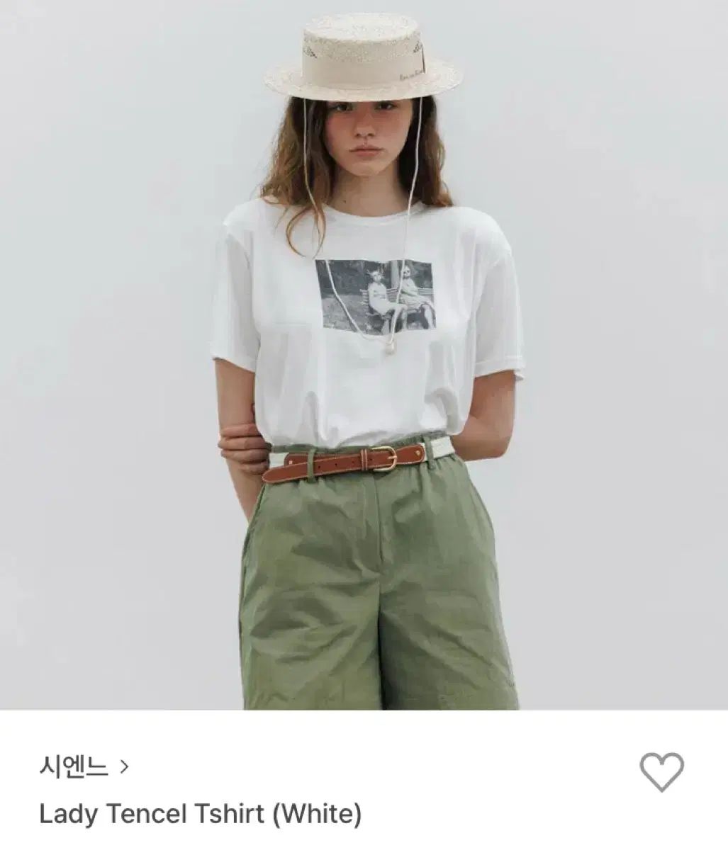 sienne シエンヌ プリンティング 半袖 Tシャツ 白