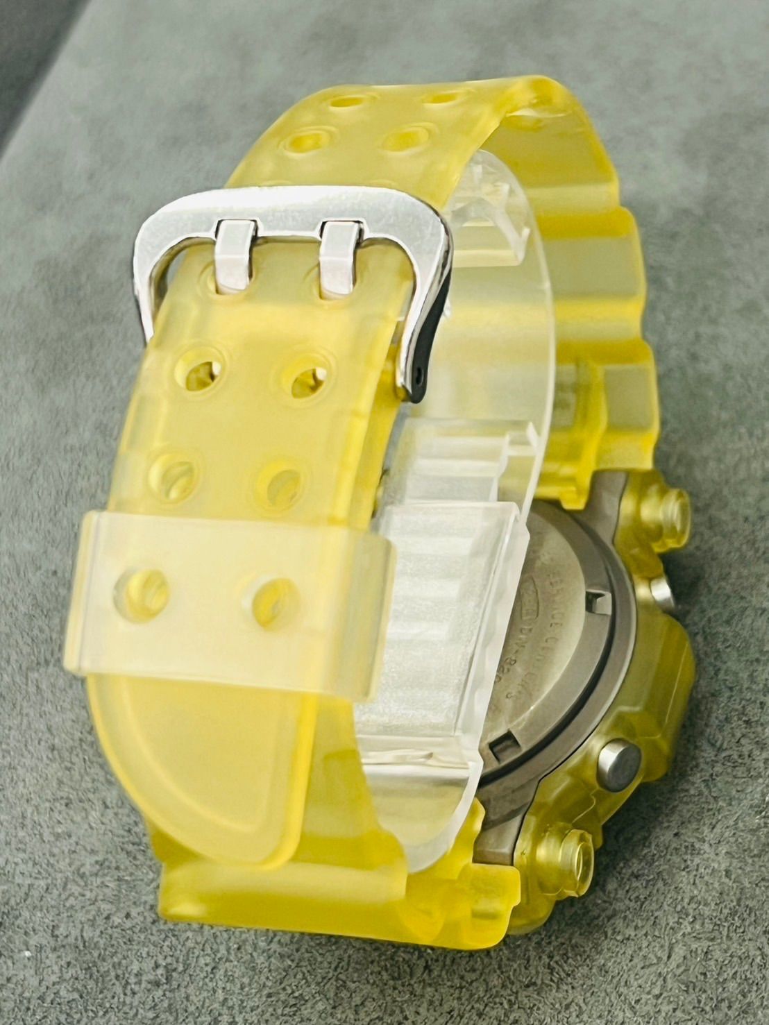 【電池交換済】G-SHOCK フロッグマン 透けチタン DW-8200WC-7A カシオ G-SHOCK FROGMAN DW-8200WC-7A チタンスケルトン