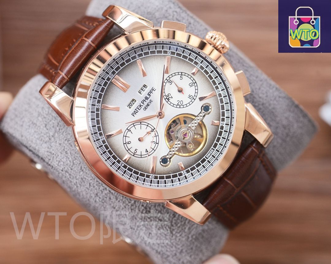 Patek Philippe] メンズ自動巻き腕時計 - 専用ケース・カード