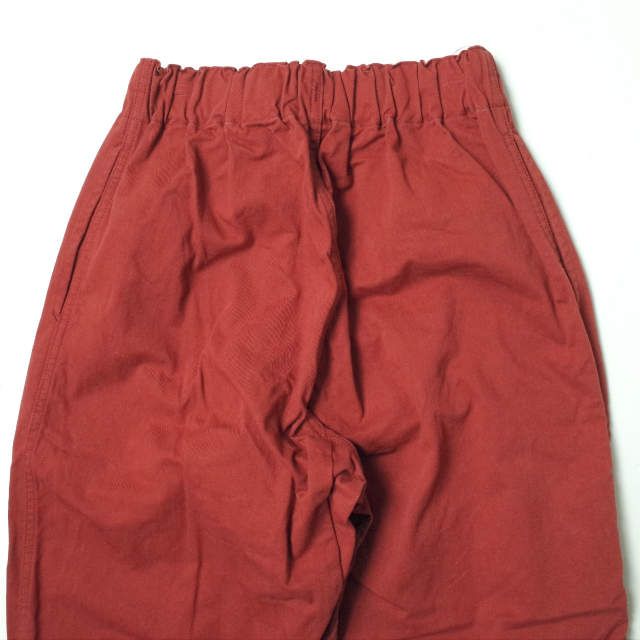 TUKI ツキ gum pants ガムパンツ 0107 1 レッド メンズ TUKI ツキ 日本製 gum pants ガムパンツ 0107 1 レッド ツイル ワイド