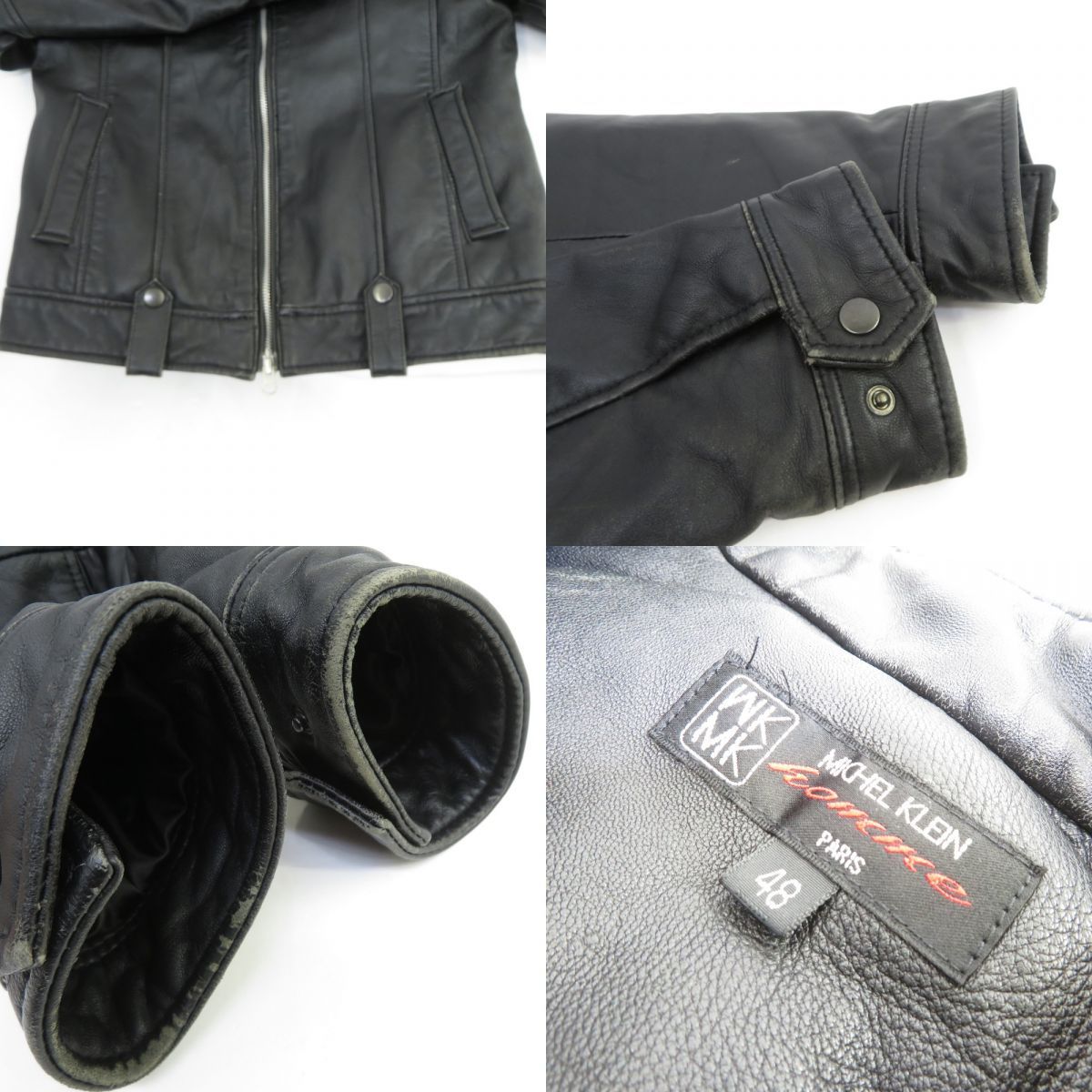 MICHEL KLEIN HOMME ミッシェルクラン オム シングル ライダース 