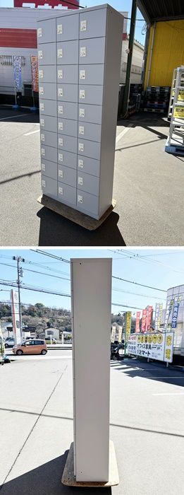 30人用シューズロッカー ダイヤル錠