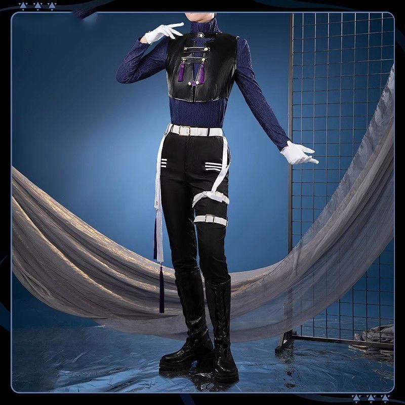 にじさんじ 長尾景 三華の樂 コスプレ 衣装 ウィッグ 靴 フルセット バーチャルYouTuber Vtuber 三華の樂 VΔLZ かい 藤士郎 けい コスプレ衣装