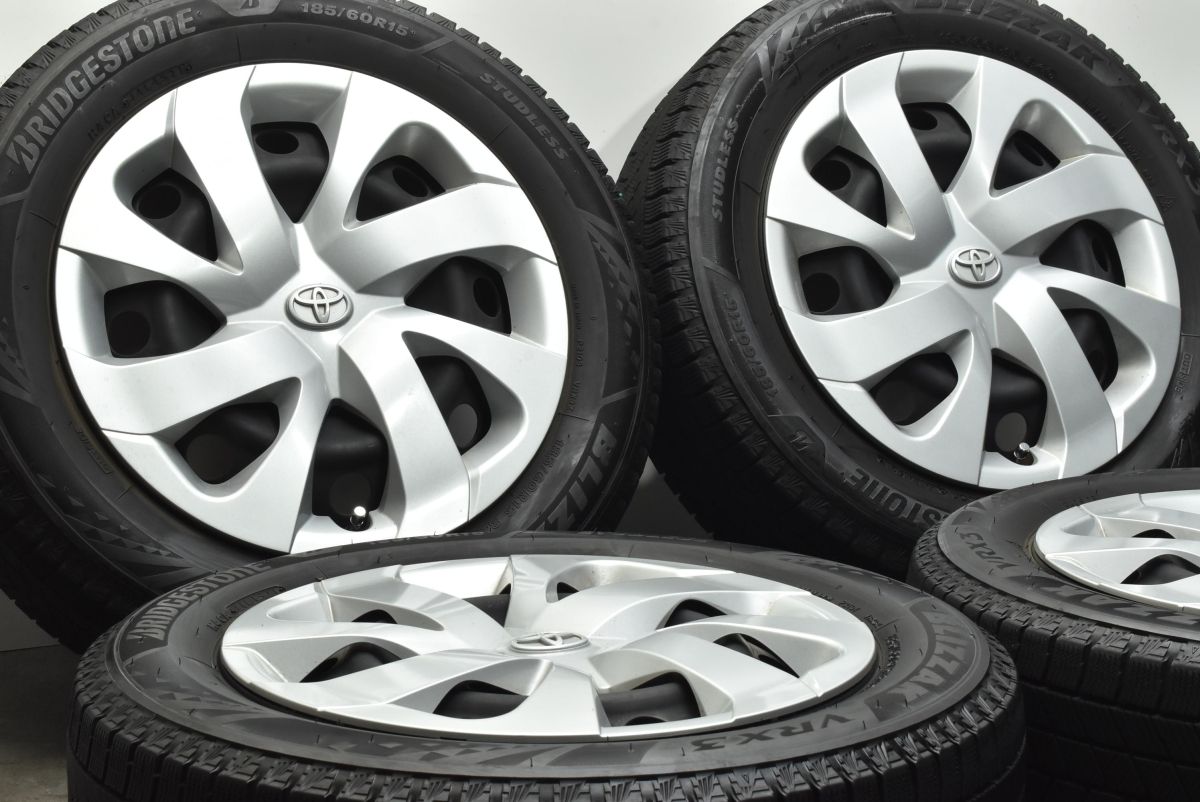 バリ溝】トヨタ シエンタ 純正 15in 5.5J +39 PCD100 ブリヂストン