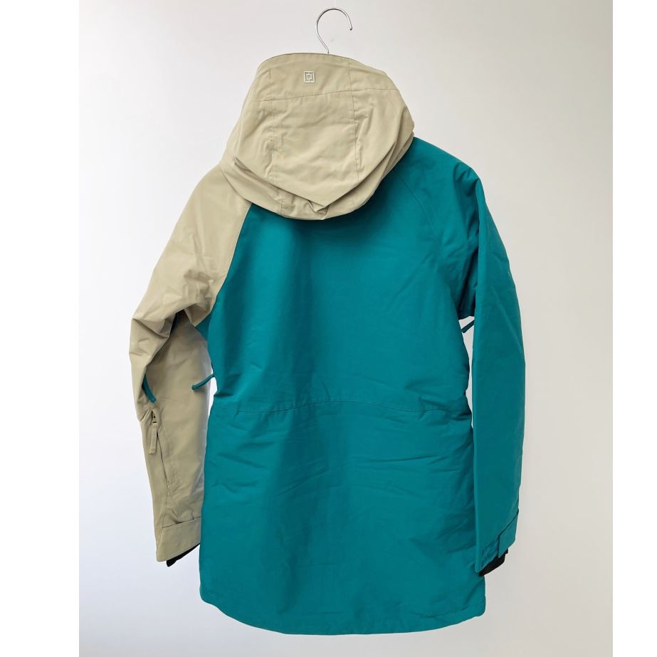◆◆Hosefeathers スキーウェア Sサイズ タグ付 ターコイズブルーベージュ ◇◇Hosefeathers スキーウェア Sサイズ タグ付 ターコイズブルー