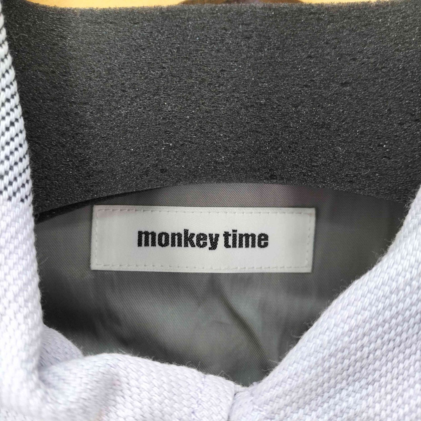 ＜monkey time＞ ブロック チェック クロップド オープン シャツ モンキータイム MONKEY TIME ブロックチェック クロップドCPO