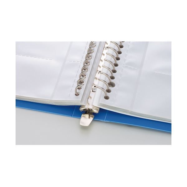  まとめ リヒトラブ リクエスト名刺帳 ポケット交換タイプ A 4タテ 30穴 500カード ヨコ入れ 黄緑 G 8802 6 1冊 個別ホルダー ファイル バインダー ケース