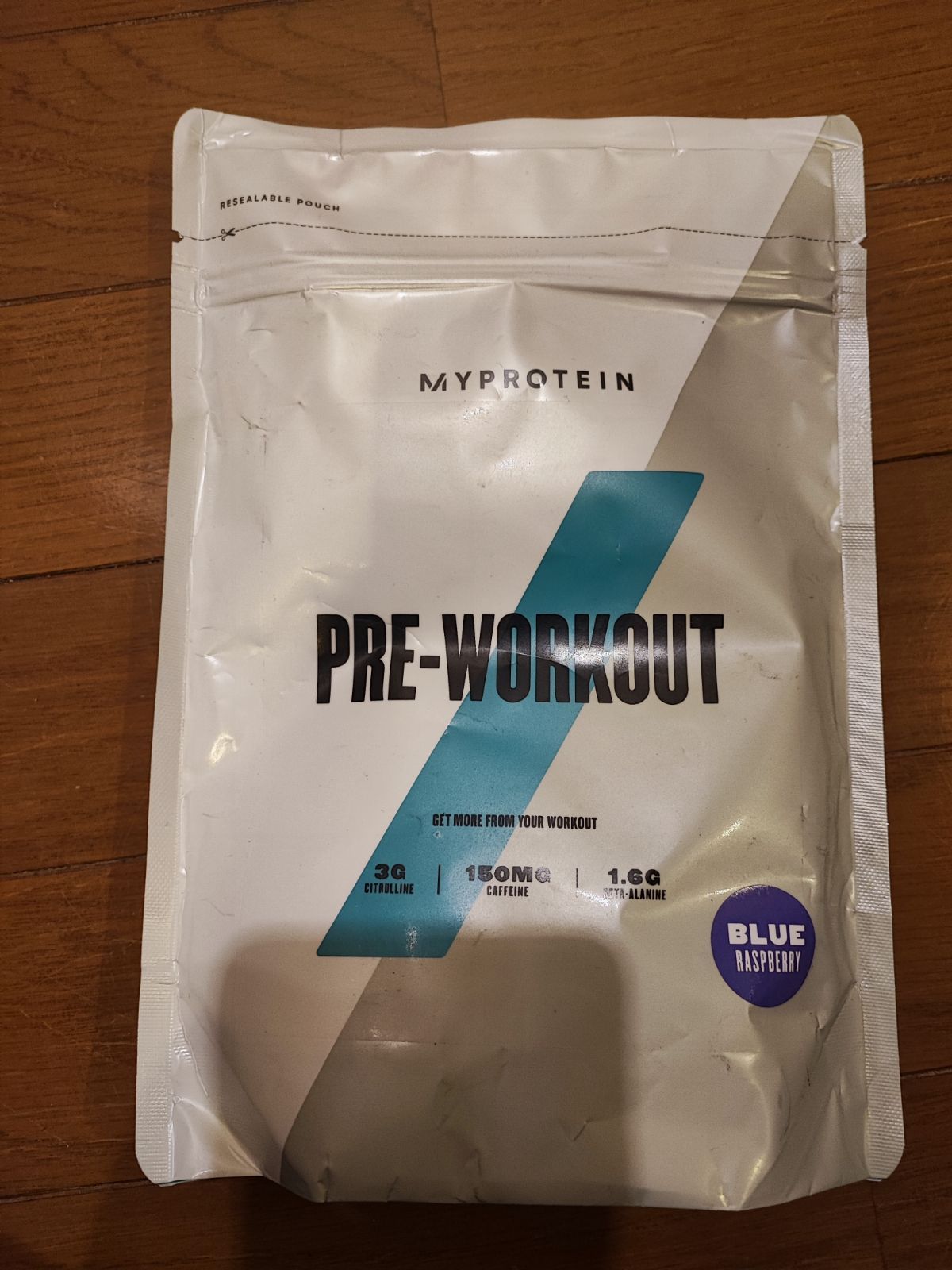 マイプロテイン プレワークアウト ブルーラズベリー 250g Myprotein