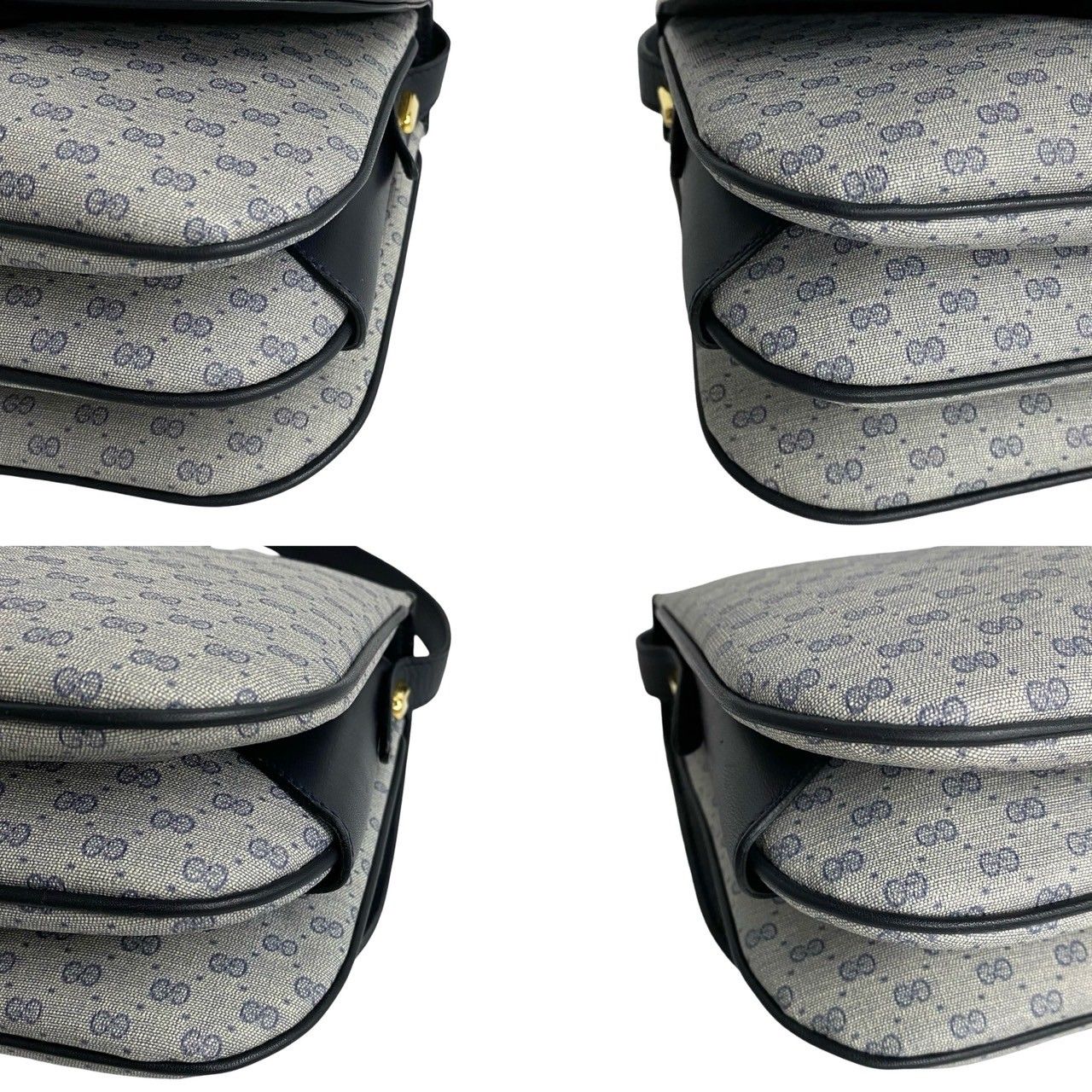 極 美品 GUCCI グッチ オールドグッチ ヴィンテージ マイクロ GG ロゴ 