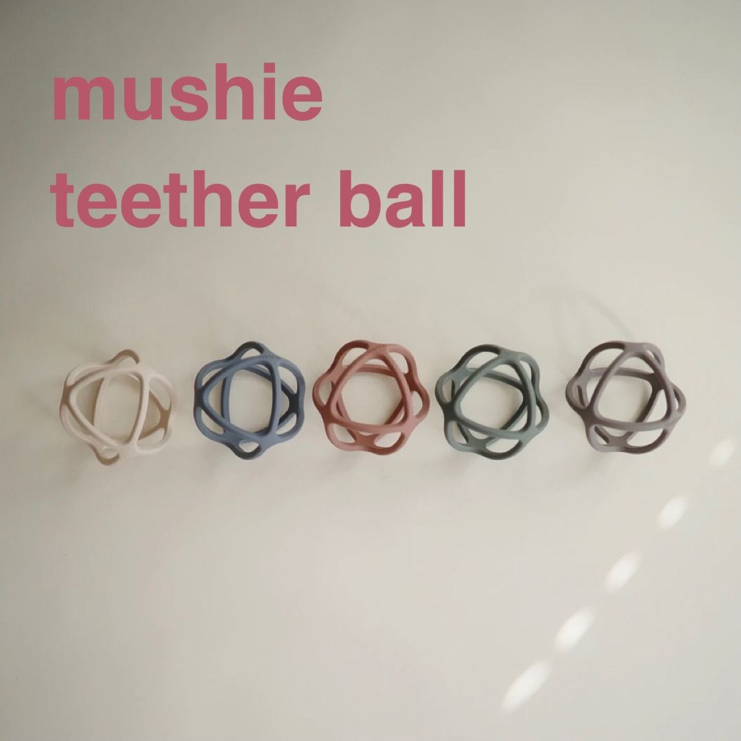 mushie＊ムシエ teether ball 歯固め 5color メルカリ