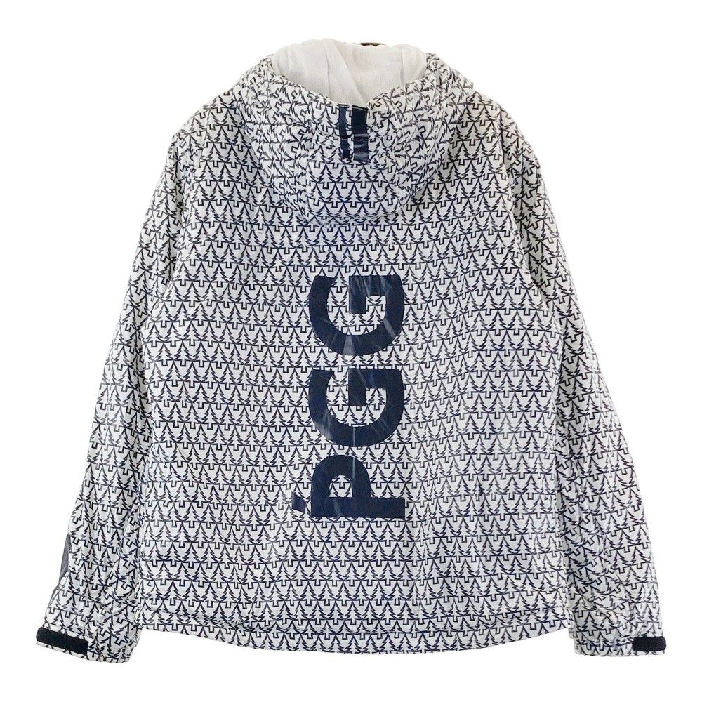 サイズ：0 PGG PEARLY GATES パーリーゲイツ  フード付き ジップジャケット 総柄 ホワイト系 [240101355810] ゴルフウェア レディース ストスト