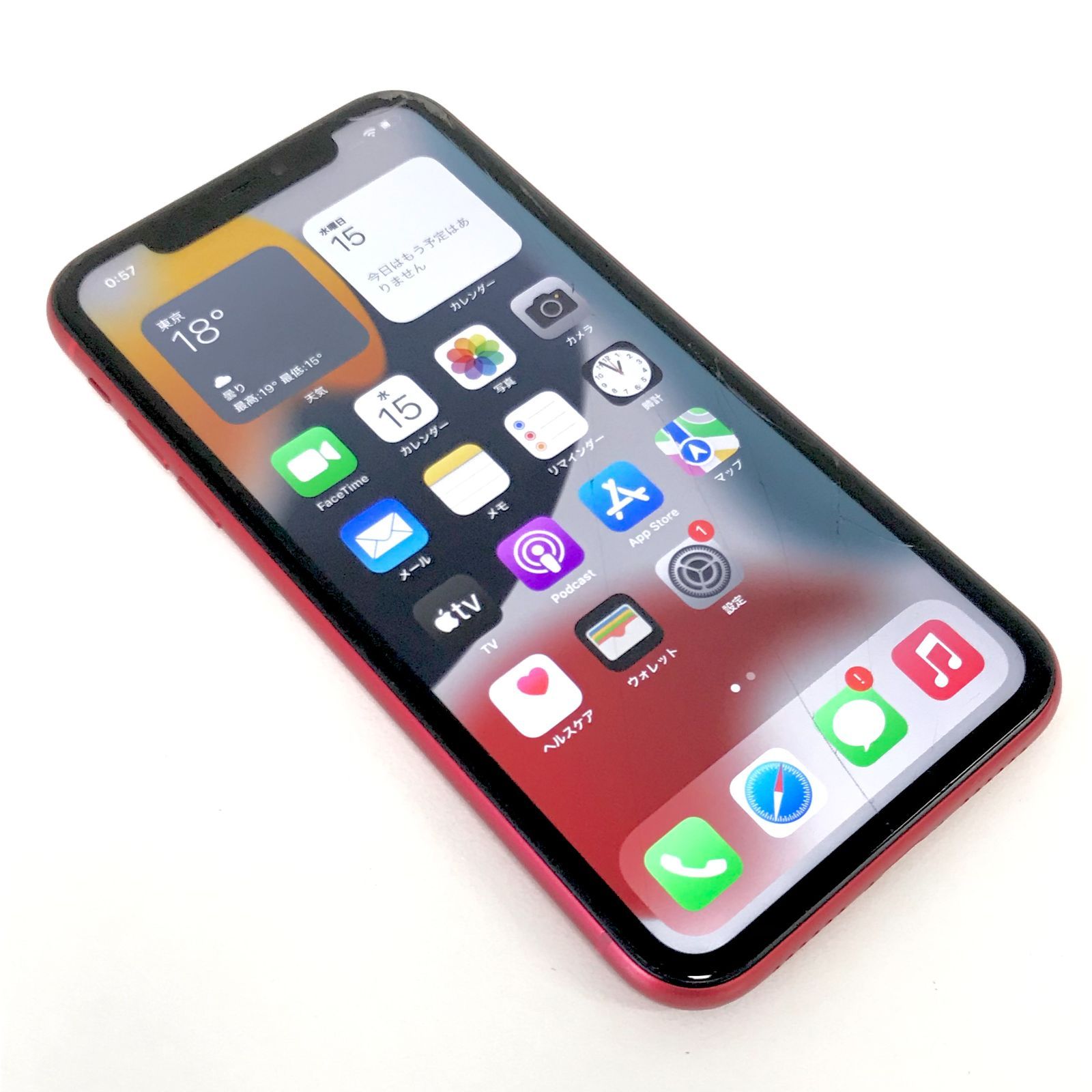 θ【ジャンク品/国内版SIMフリー 】iPhone 11 64GB RED - メルカリ