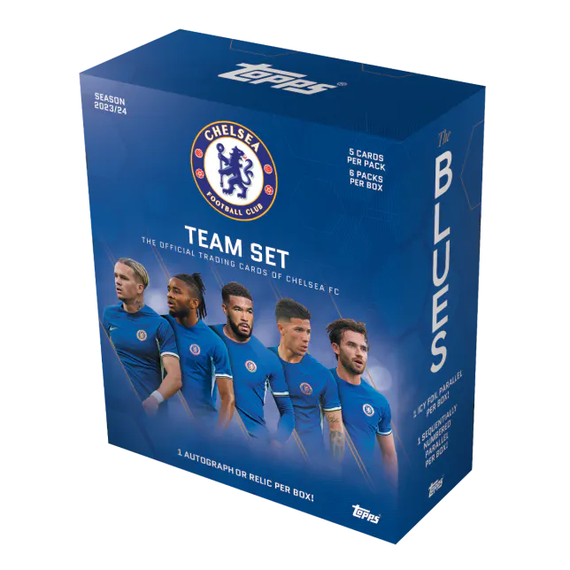 【新品未開封】Topps Chelsea FC Official Team Set 23/24 2Box