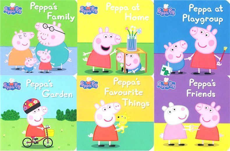 PeppaPig  ペッパピッグ Little Library 英語絵本 6冊