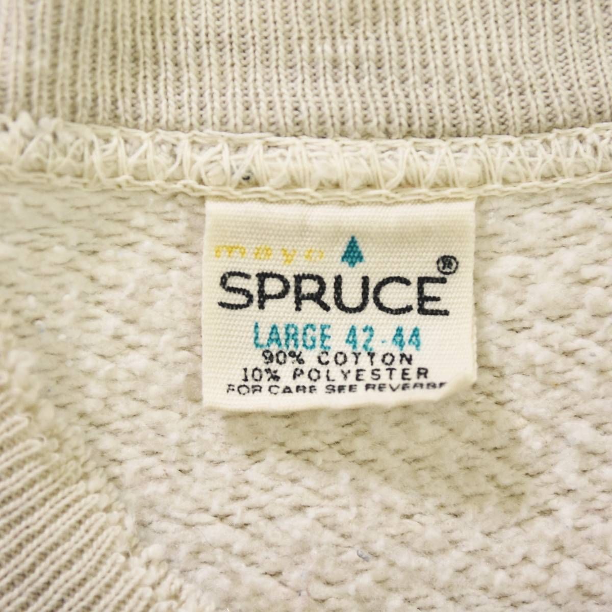 mayo spruce 60s スウェット ラグラン 丸胴 INDY500 楽天市場】MAYO SPRUCE メイヨー スプルース スウェット サイズ:L 60s