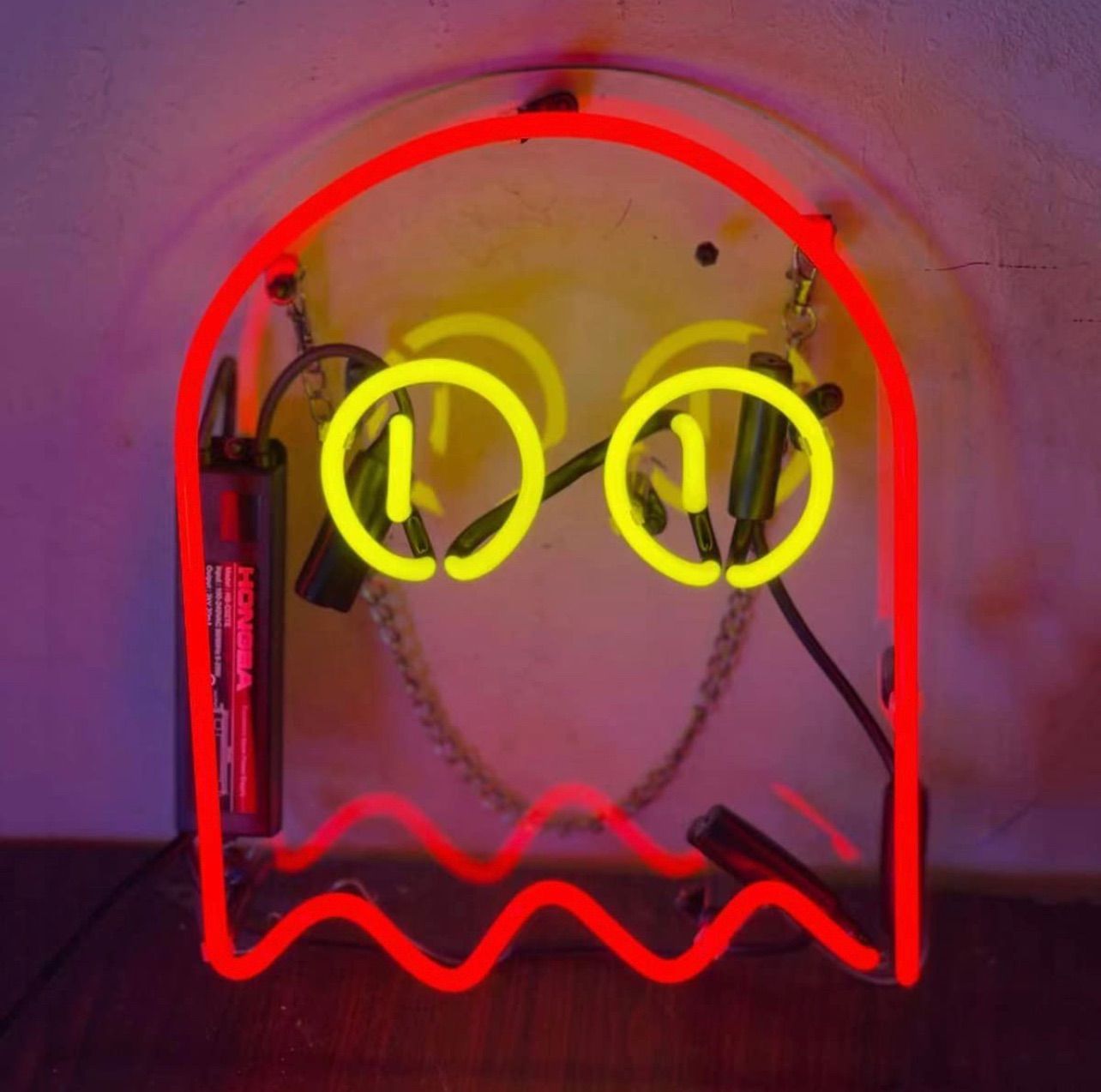 ネオンサイン かわいいゴースト NEON SIGN ハロウィン オーダーメイド 