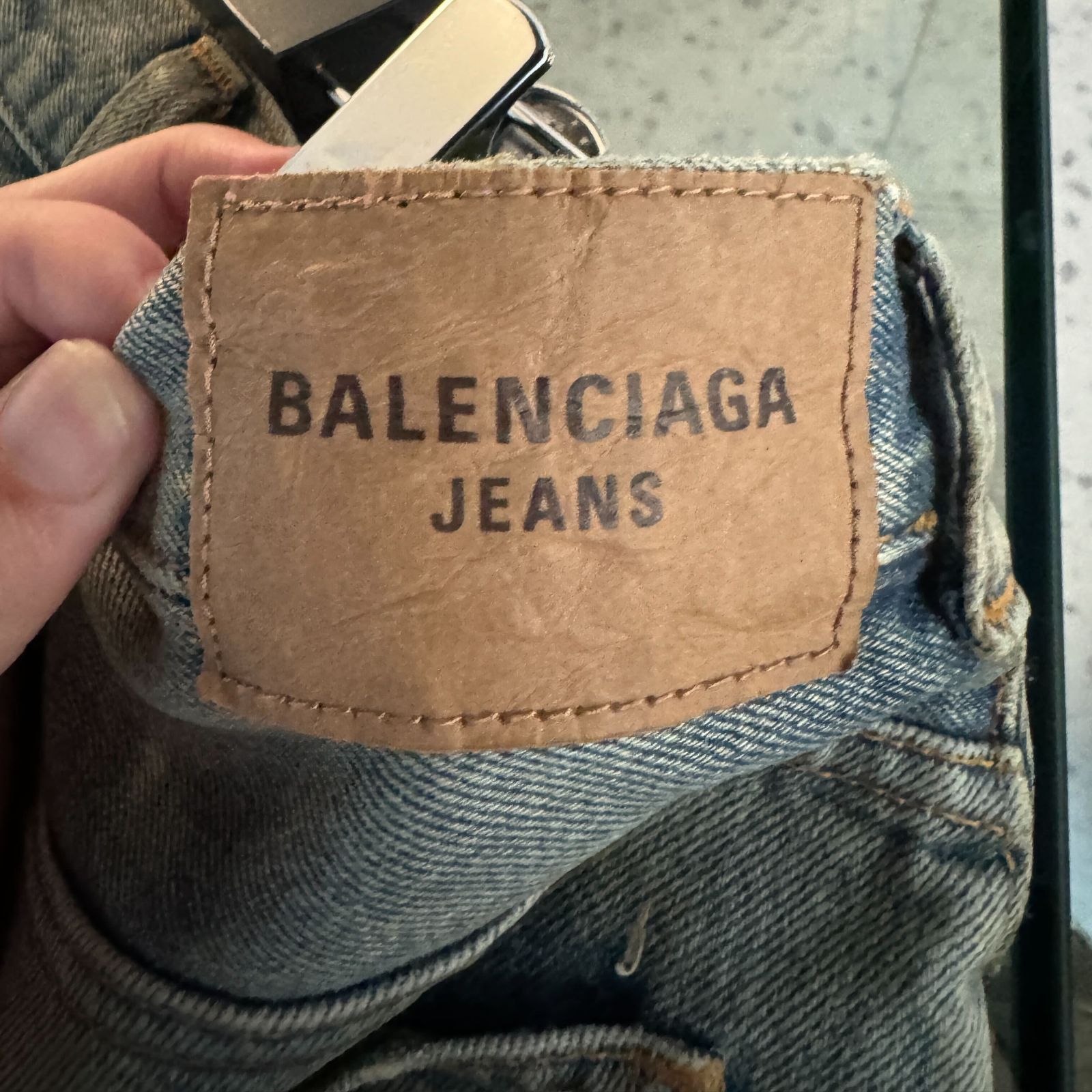 BALENCIAGA (バレンシアガ) 22AW Large Baggy Jeans コーティング 