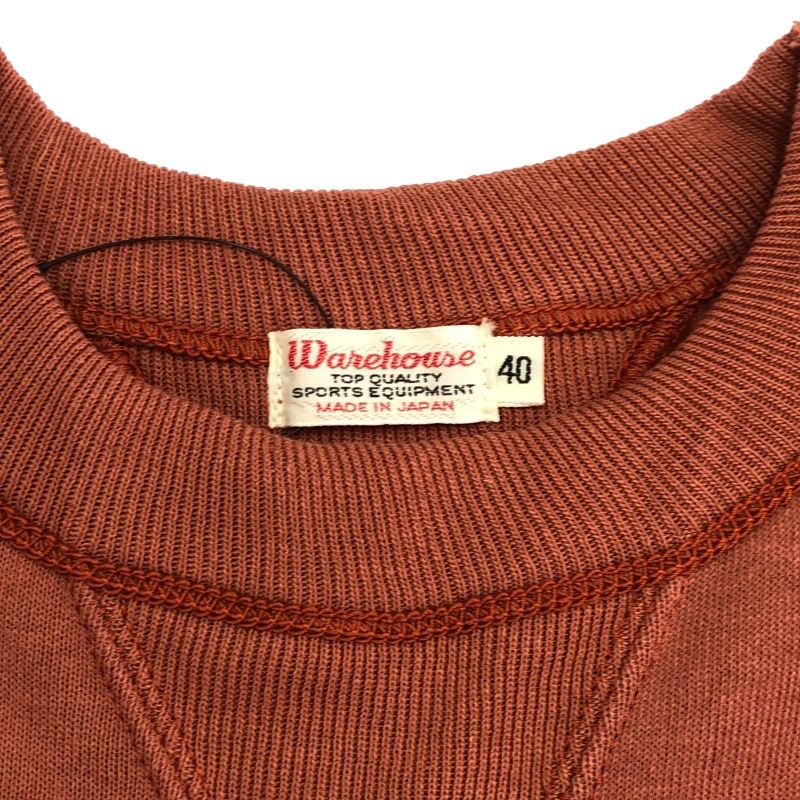 WAREHOUSE HILLSIDE スウェット 40 オレンジ ウエアハウス 10 CAMPINGPARCCENTRAL_COM