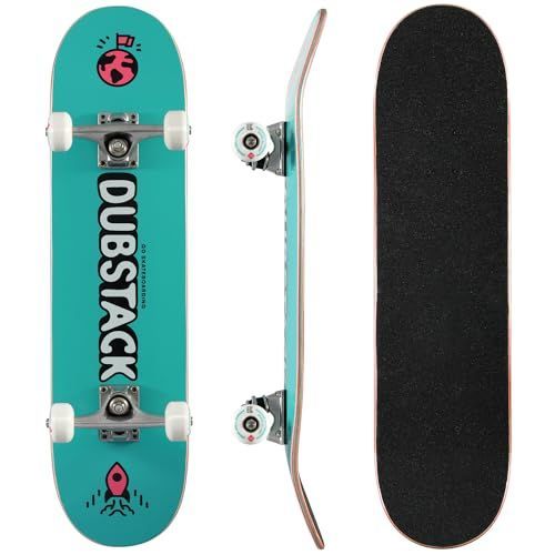 ターコイズブルー DUBSTACK ダブスタック スケートボード キッズ DSB-K02 子供 向け 29×7.25インチ Abec7 オイル skateboard スケボー コンプリート セット