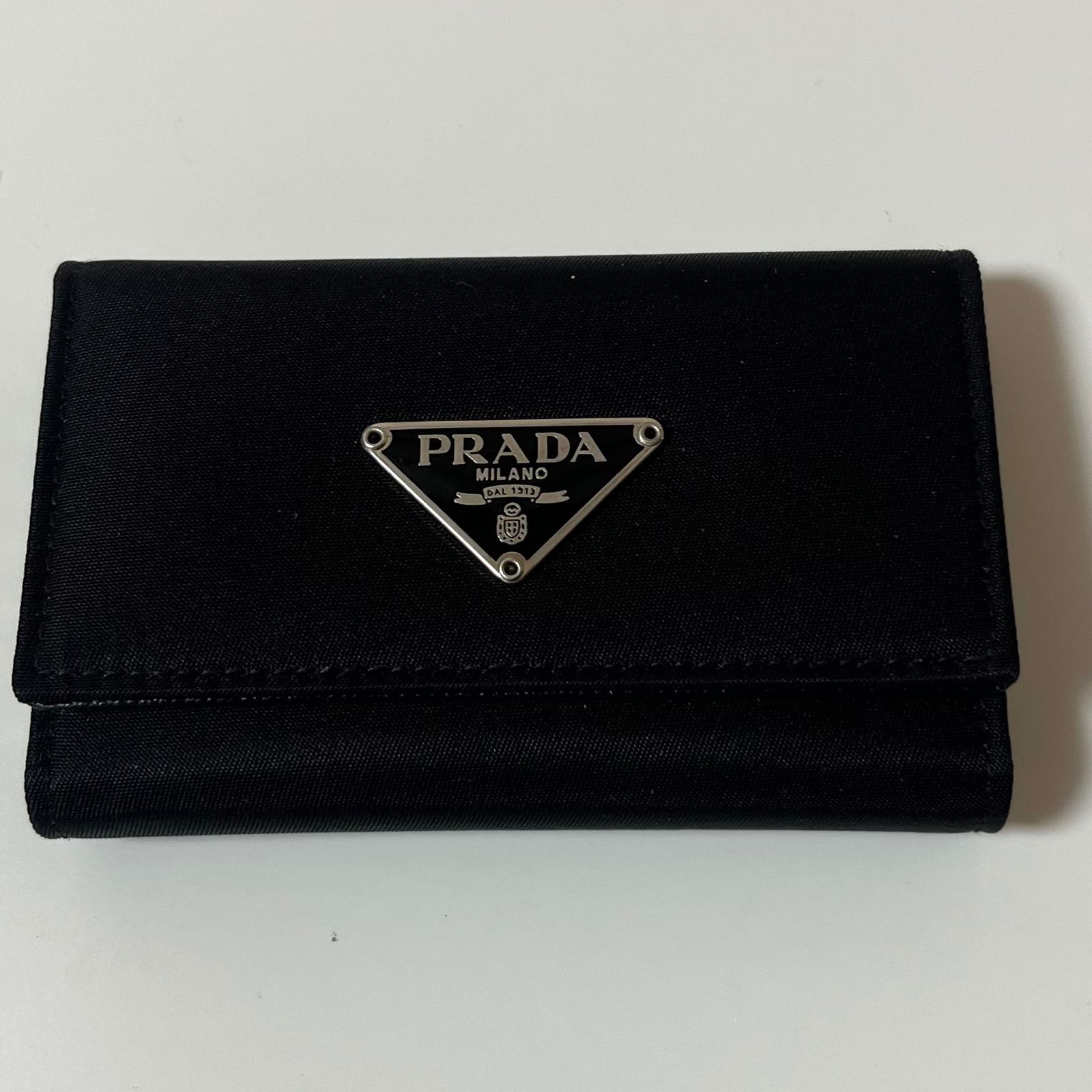 ほぼ未使用】PRADA キーケース 内側レザー Gカード ギャランティ付き 3