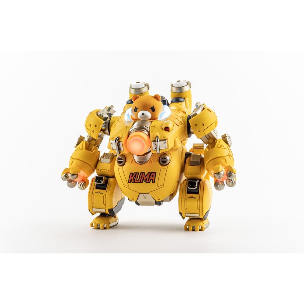 ファッション キャラメル(イエロー)可動フィギュアスピーカー 機動都市