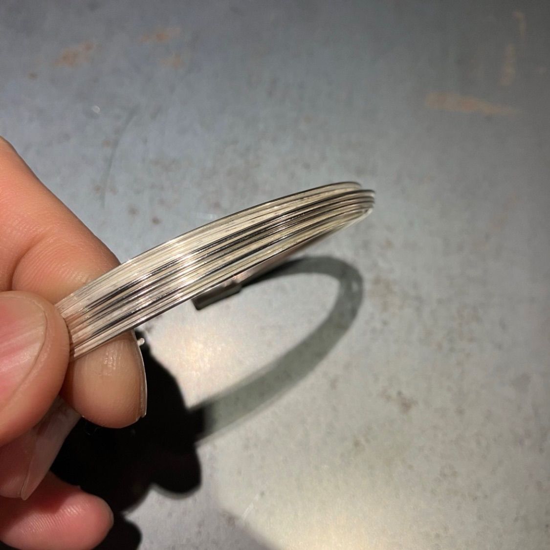 SILVER925 WIRE BRACELET/シルバー/バングル/ブレスレット