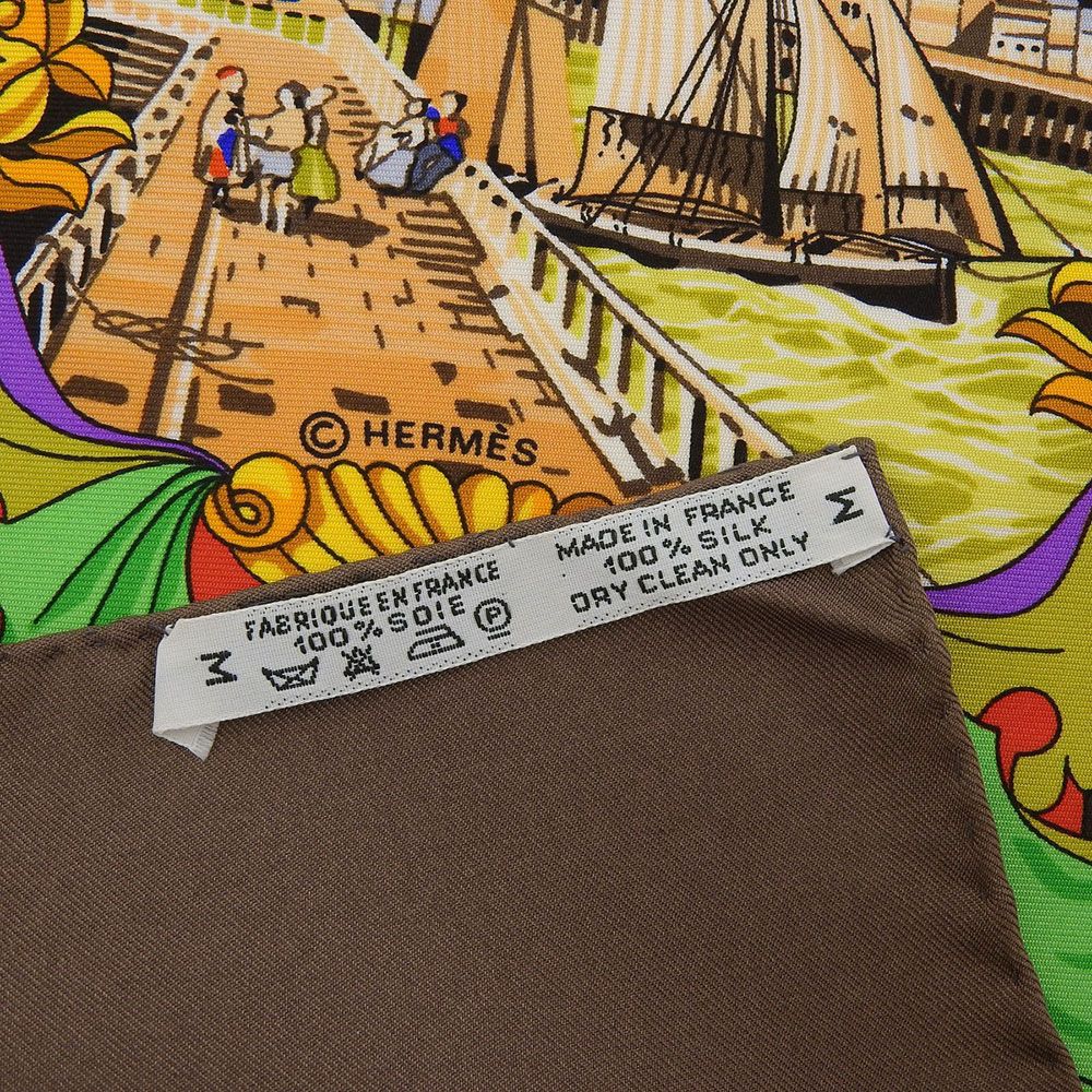 HERMESスカーフ 仏英同盟 超美品 エルメス HERMES 1994年 Loic Dubigeon デザイン L