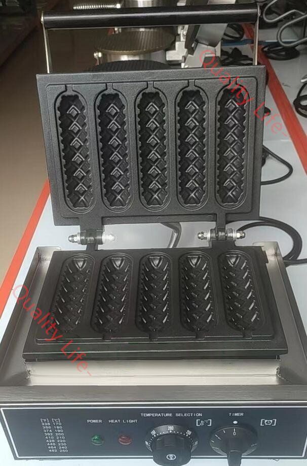 電気 スティックワッフル ワッフルメーカー 5個焼き 単相１0０V|業務用|厨房機器|飲食店|店舗用品