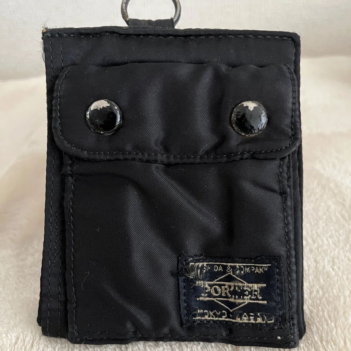 ポーター タンカー ウォレット 3つ折り財布 ブラック 美品！ PORTER