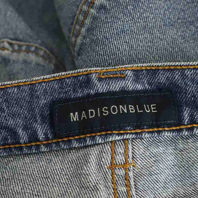 マディソンブルー MADISONBLUE ストレートデニムパンツ ジーンズ 