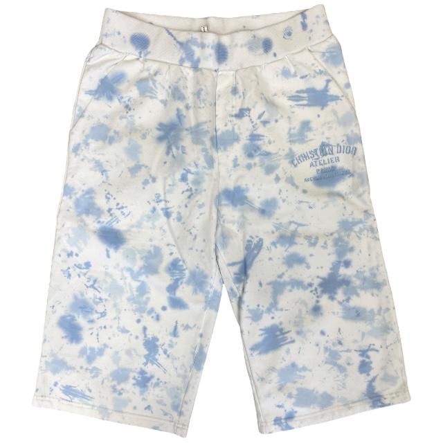 Christian Dior クリスチャンディオール キッズ 1139576 ボトムス スウェット パンツ ロゴ 刺繍 タイダイ柄 ライトブルー [サイズ 12]