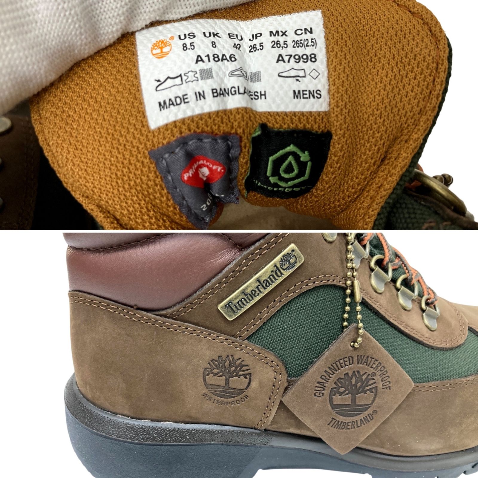 Timberland FIELD BOOT 26.0 WP ビーブロ TIMBERLAND FIELD BOOT F/L WP -BEEF & BROCCOLI- – KICKS LAB.