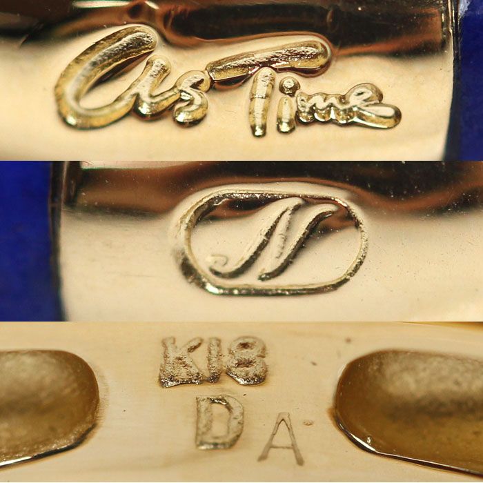 NOBUKO ISHIKAWA 石川暢子 K18YG イエローゴールド ラピスラズリ  