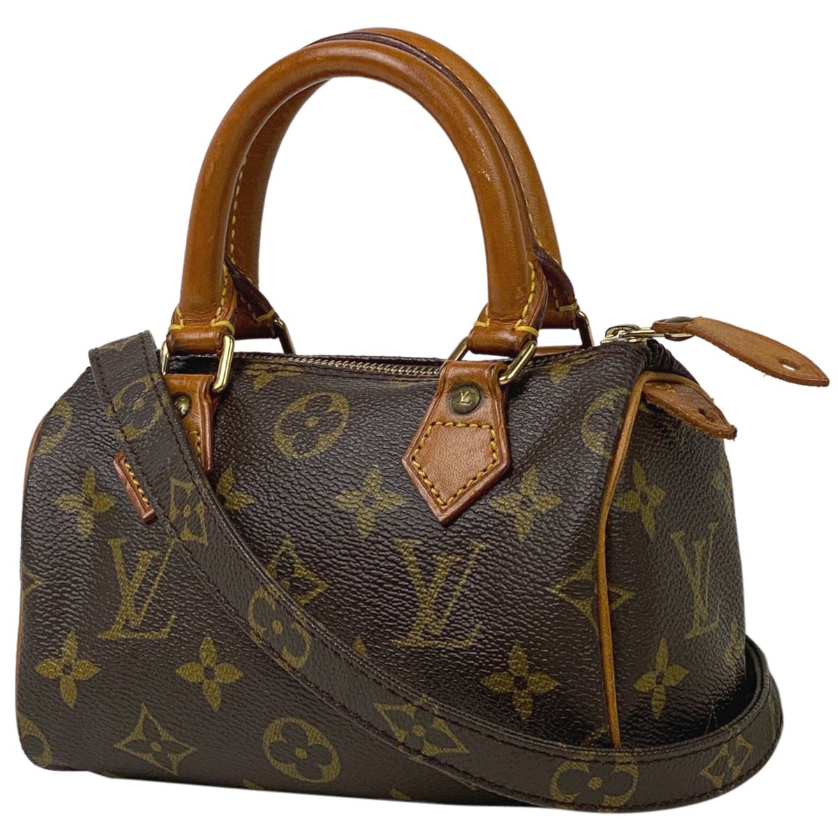 ルイ・ヴィトン Louis Vuitton ミニ スピーディ 2WAY ショルダーバッグ ハンドバッグ モノグラム ブラウン M41534 レディース  【中古】 - メルカリ