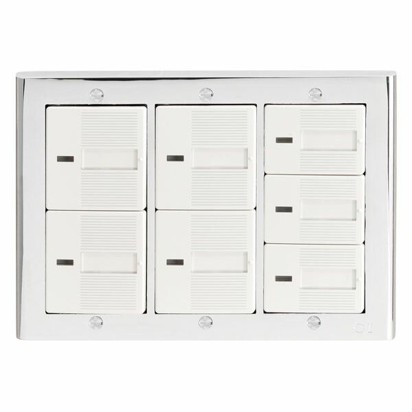 スイッチカバー ワイド プレート 3列用 プレート コスモスイッチ 対応