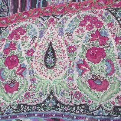 エトロ ETRO ペイズリー 花柄 シルクストール スカーフ 大判 エトロ ETRO ペイズリー 花柄 シルクストール スカーフ 大判