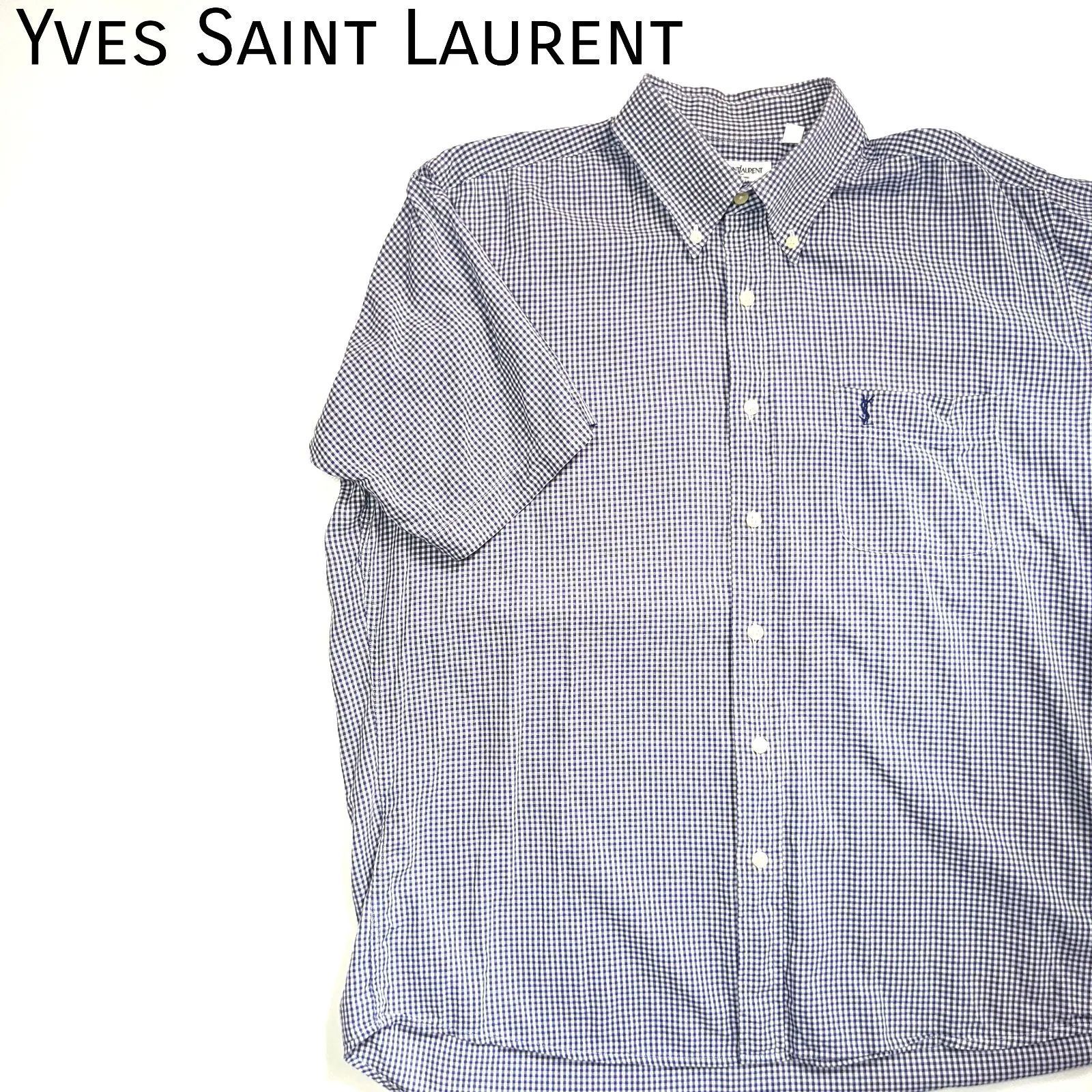 Yves Saint Laurent イヴ サン ローラン チェックシャツ - シャツ