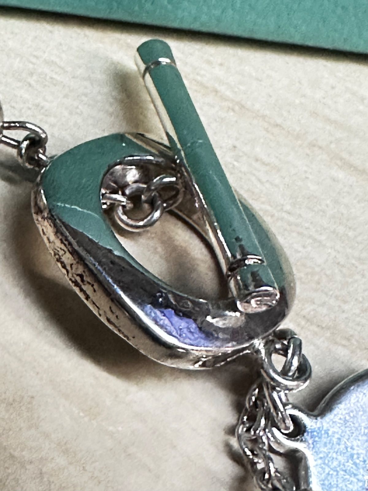 激レア Tiffany&Co.SV925クッション パール トグルブレスレット