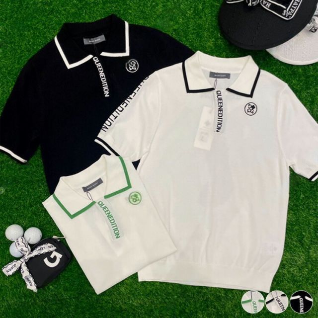 ゴルフウェア ポロシャツ レディース 韓国 半袖 メッシュ シアー 夏 春 秋 黒 白 緑 春夏 トップス ストレッチ Ｔシャツ シースルー ひんやり 冷感 おしゃれ ゴルフ女子 大人 ゴルフ スポーツ テニス