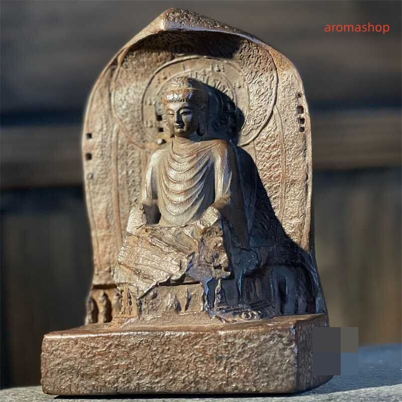 極細工 仏教古美術 仏像 竜門石窟 盧舎那大仏坐相 石仏