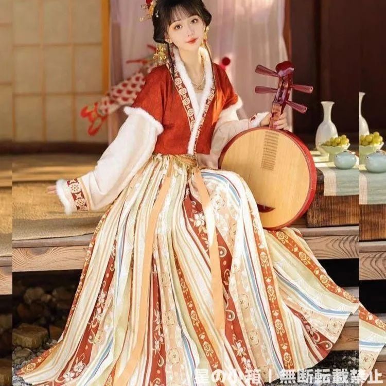 新品未使用】2025新作 豪華刺繍 漢服 かんふく 古風衣装 レトロ風 中華