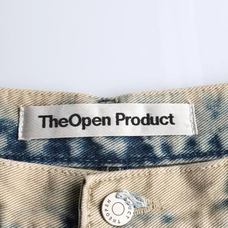 the open product タイダイ デニム パンツ The Open Product(ザオープンプロダクト) タイダイ柄 デニム