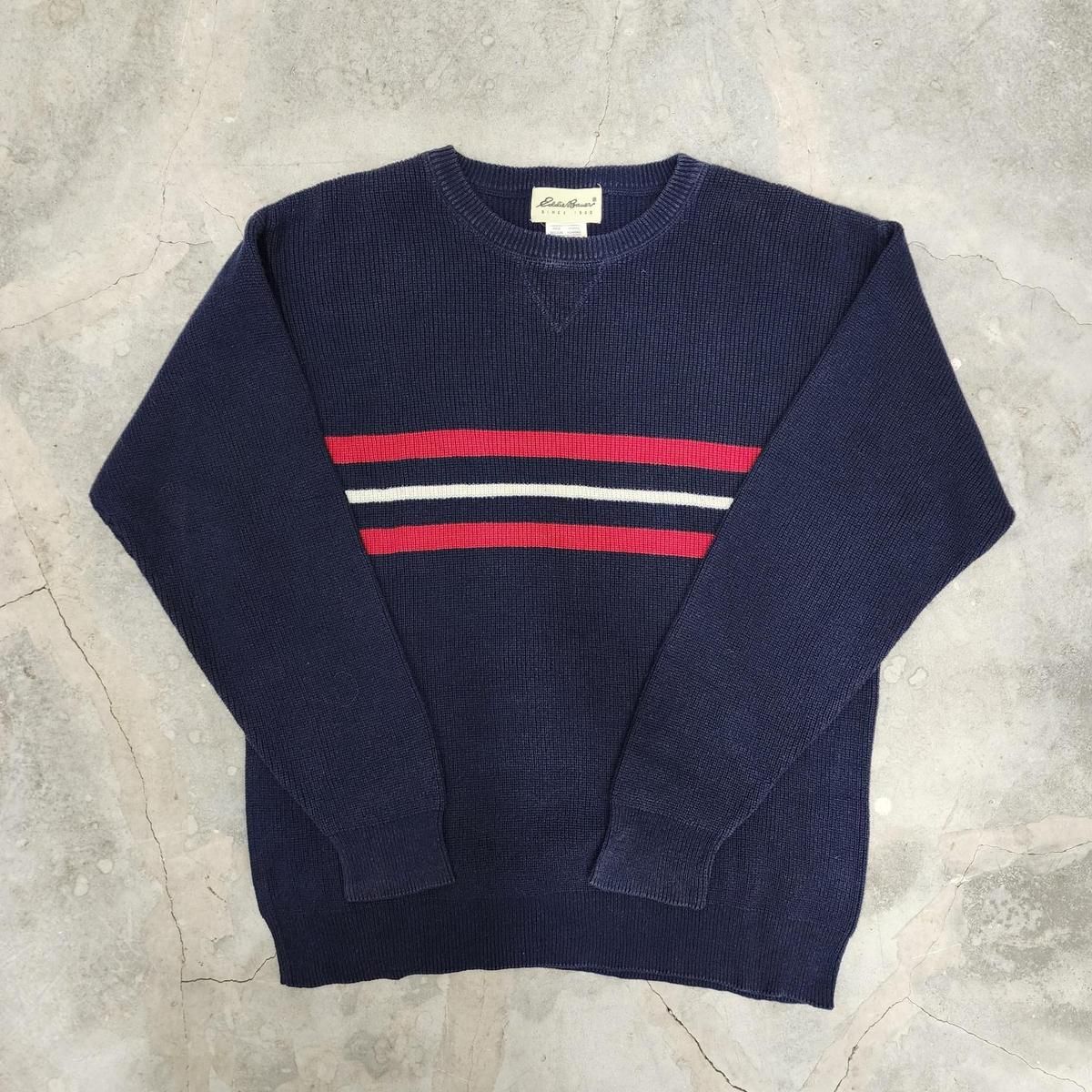 【雷市場（ポンジャン）商品韓国直送】EDDIE BAUER(エディー・バウアー) コットン ニット セーター