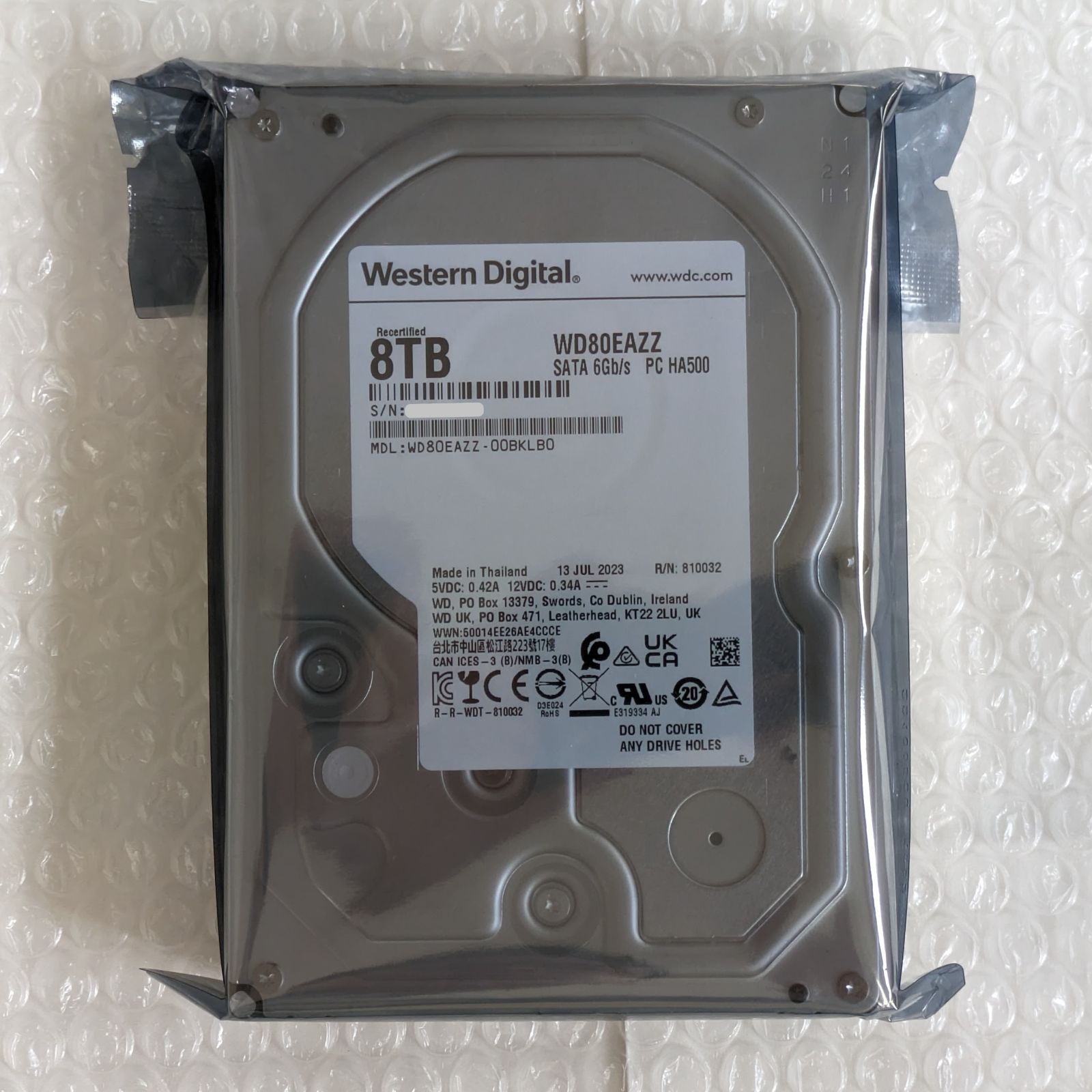 WD Blue 3.5インチ HDD 8TB (RMA交換品) - メルカリ