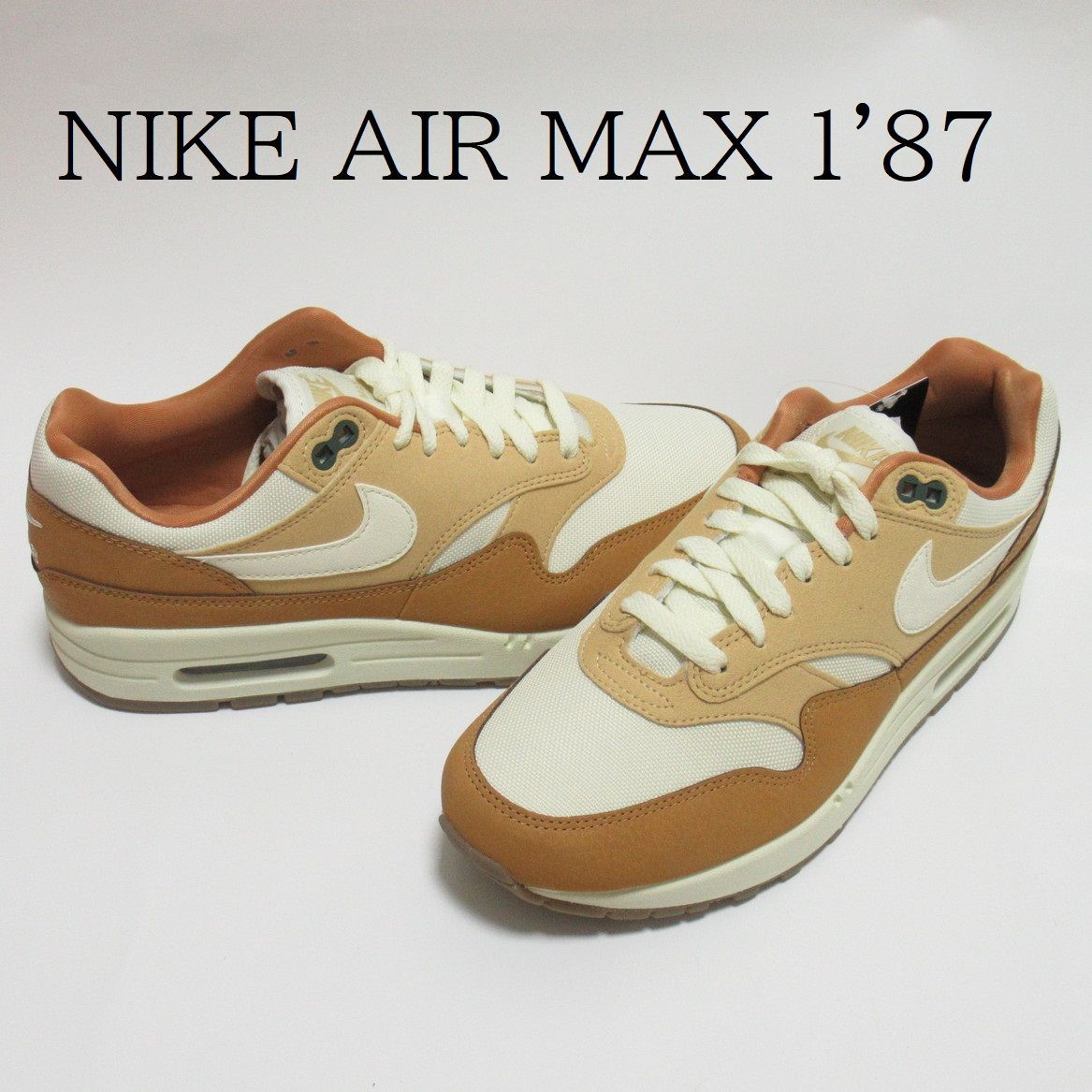 28cm ナイキ エアマックス1 87 FZ3598-299 ベージュ ベージュ NIKE ナイキ エアマックス1 87 スニーカー メンズ W AIR MAX 1