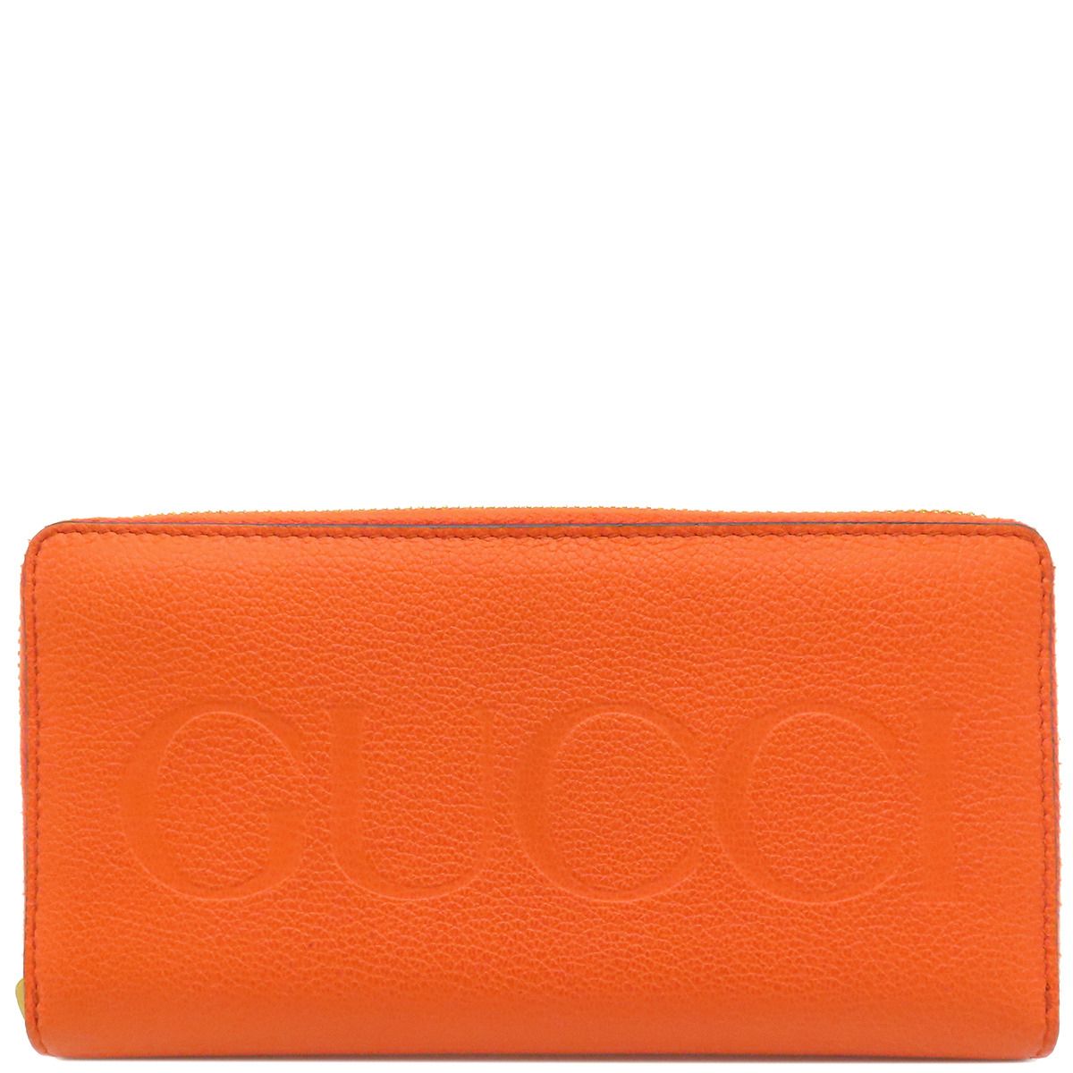 グッチ GUCCI 長財布 ロゴ ジップアラウンド ウォレット レザー