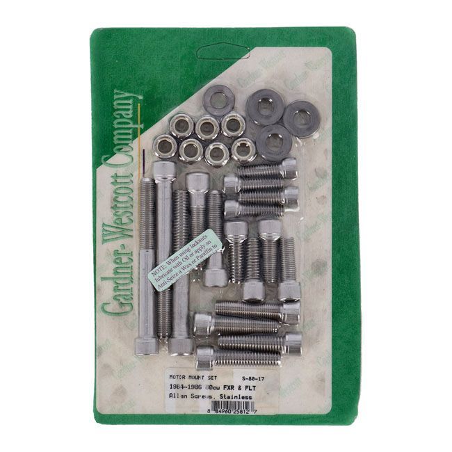 GARDNER-WESTCOTT MOTOR MOUNT SCREW KIT SS ALLEN | 513267