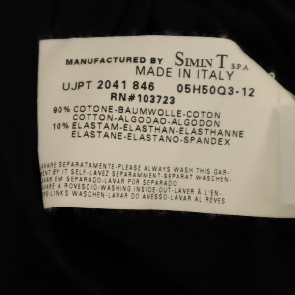 アルマーニジーンズ ロゴ 半袖 Tシャツ US4 ブラック系 ARMANI JEANS レディース   【230519】 メール便可